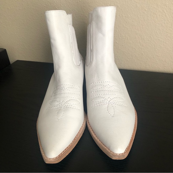 Anthropologie Silent D Women's Puly Western Leather Boots Size 38 ( 7 - 7.5 ) - Picture 3 of 13